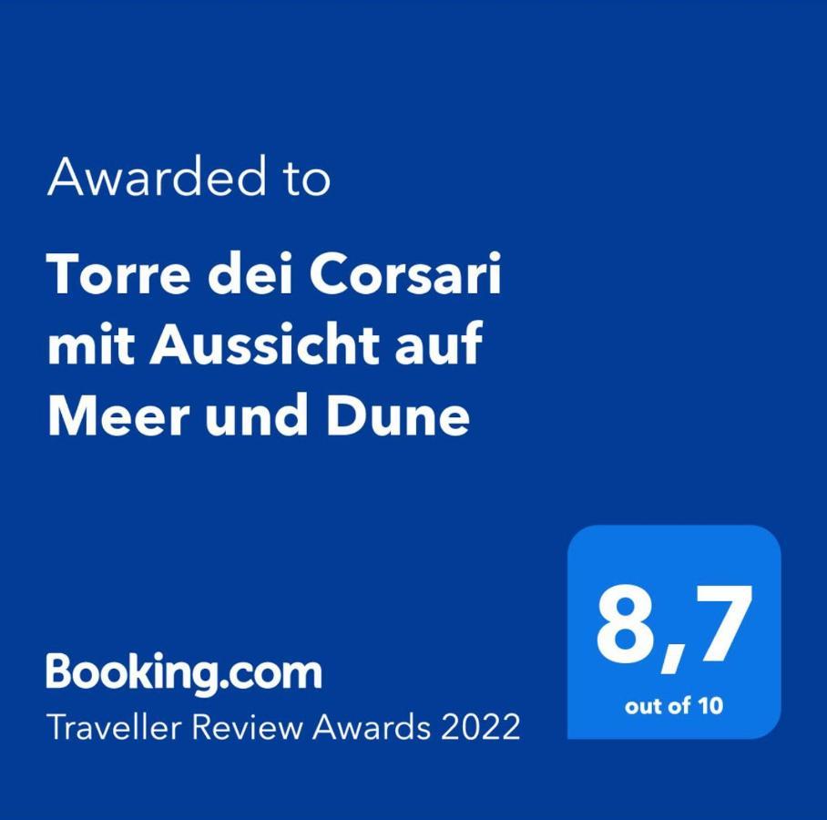 Torre Dei Corsari Mit Aussicht Auf Meer Und Dune Extérieur photo